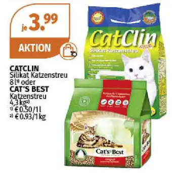 Müller Catclin Silikat Katzenstreu oder Cat's Best Katzenstreu Angebot