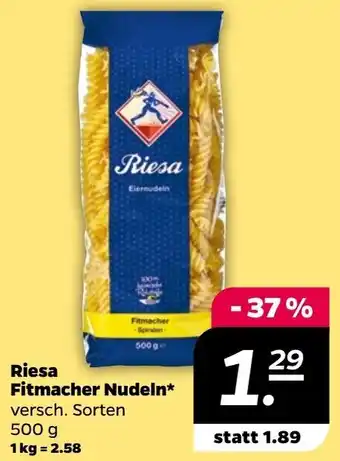 NETTO Riesa Fitmacher Nudeln 500 g Angebot