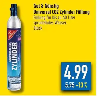 diska Universal CO2 Zylinder Fullung Angebot