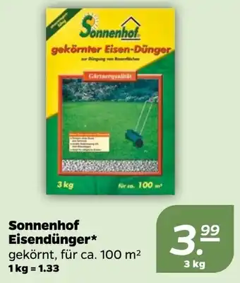 NETTO Sonnenhof Eisendünger 3 kg Angebot