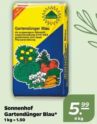 NETTO Sonnenhof Gartendünger Blau 4 kg Angebot