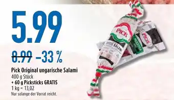 diska Pick Original Ungarische Salami 400g Angebot