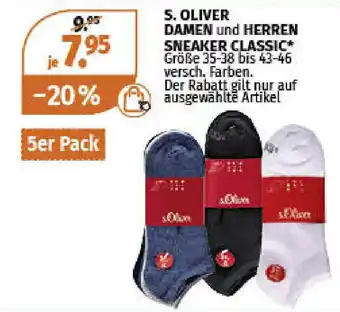 Müller S. Oliver Damen und Herren Sneaker Classic Angebot