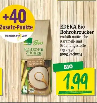 NP Discount Edeka Bio Rohrohrzucker 500g Angebot