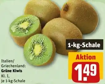 REWE Center Grüne Kiwis 1 kg Schale Angebot