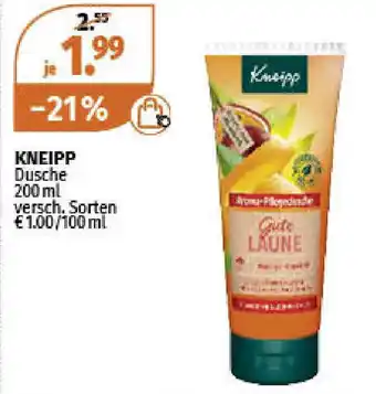 Müller Kneipp Dusche 200ml Angebot