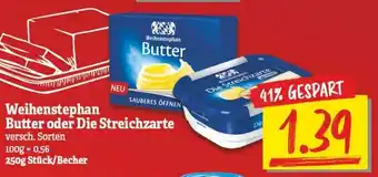 NP Discount Weihenstephan Butter oder Die Streichzarte 250 g Angebot