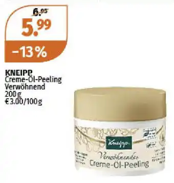 Müller Kneipp Creme öl Peeling Verwöhnend 200g Angebot