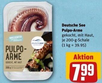 REWE Center Deutsche See Pulpo Arme 200 g Schale Angebot