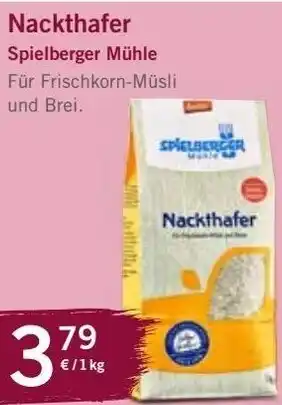 Bioladen Spieleberger Mühle Nackthafer 1 kg Angebot