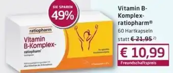 Sabelus XXL Vitamin B Komplex ratiopharm 60 H Hartkapseln Angebot