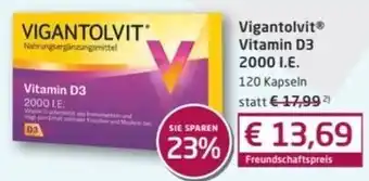 Sabelus XXL Vigantolvit Vitamin D3 2000 I.E. 120 Kapseln Angebot