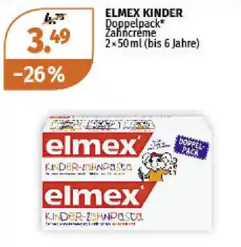 Müller Elmex Kinder Doppelpack Zahncreme 2x50ml Angebot