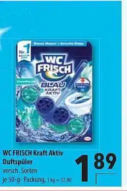 CITTI Markt Wc frisch kraft aktiv duftspüler Angebot