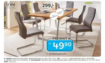 XXXLutz Esstisch schwingstuhl time your style carryhome Angebot