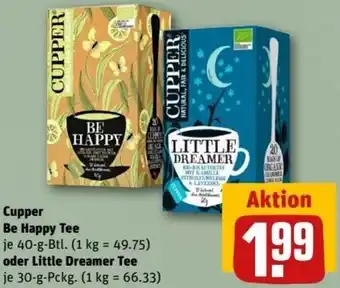 REWE Center Cupper Be Happy Tee 40 g Btl. oder Little Dreamer Tee 30 g Pckg. Angebot