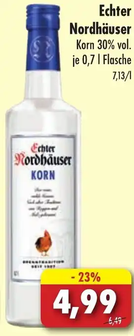 Lösch Depot Echter Nordhäuser Korn 0,7L Flasche Angebot