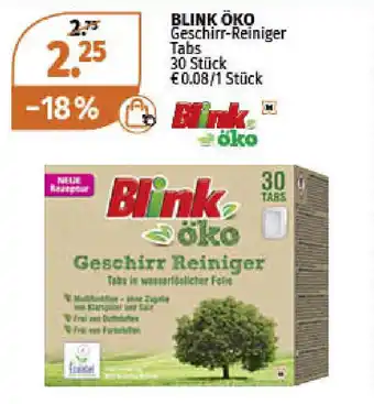Müller Blink öko Geschirr Reiniger Tabs Angebot
