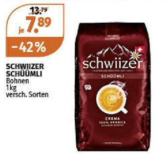 Müller Schwiizer Schüümli Bohnen 1kg Angebot