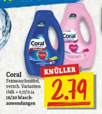 NP Discount Coral Feinwaschmittel Angebot