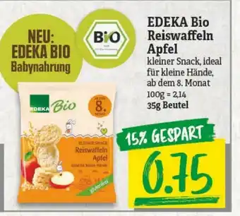 NP Discount Edeka Bio Reiswaffeln Apfel 35g Beutel Angebot