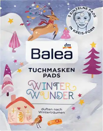 dm drogerie Balea tuchmasken pads winterwunder Angebot