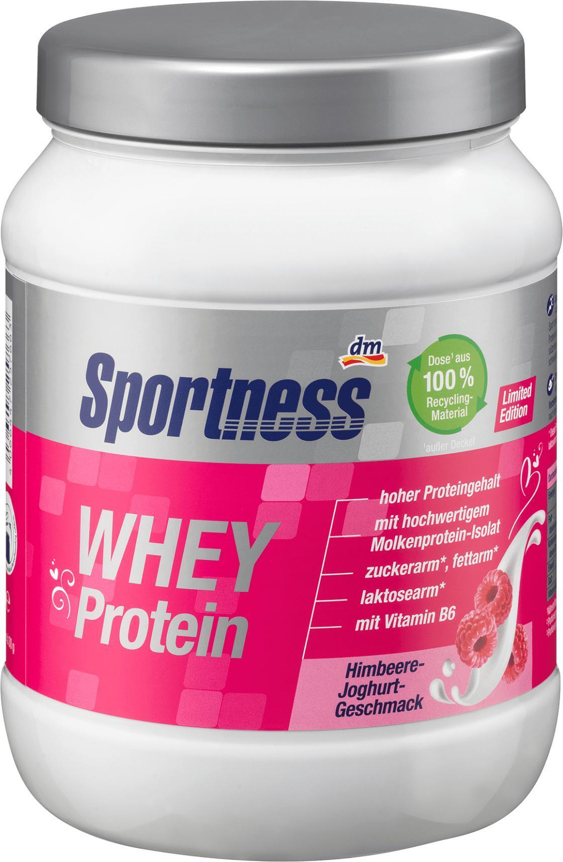 Sportness whey protein himbeerejoghurtgeschmack Angebot bei dm drogerie