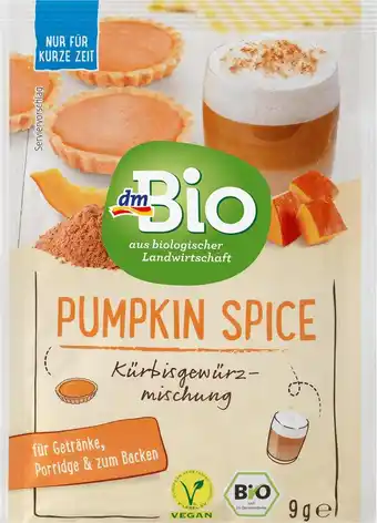 dm drogerie Dmbio pumpkin spice gewürz Angebot