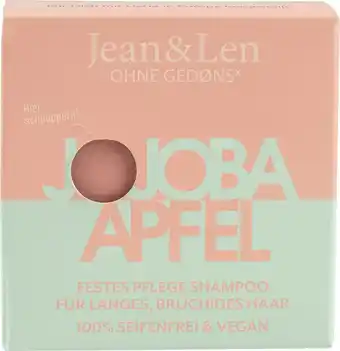 dm drogerie Jean&len festes shampoo pflege jojoba apfel Angebot