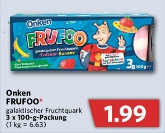 Onken Frufoo 3x100g Angebot bei Combi