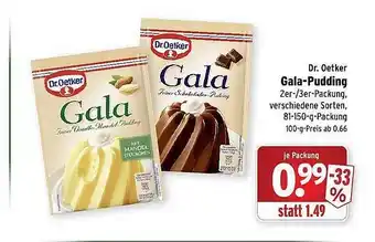 Wasgau Gala-Pudding Angebot