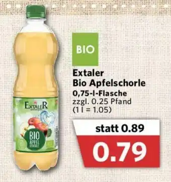 Combi Extaler Bio Apfelschorle 0,75L Angebot