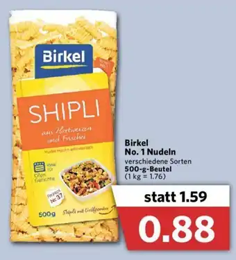 Combi Birkel No. 1 Nudeln 500g Beutel Angebot