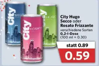 Combi City Hugo Secco oder Rosato Frizzante 0,2L Angebot