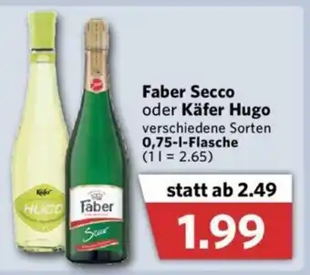 Combi Faber Secco oder Käfer Hugo 0,75L Angebot