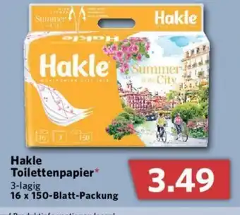 Combi Hakle Toilettenpapier 16x150 Blatt Angebot