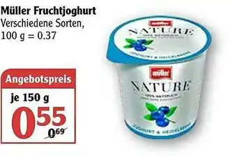 Globus Müller Fruchtjoghurt Angebot