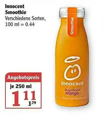 Globus Innocent Smoothie Angebot