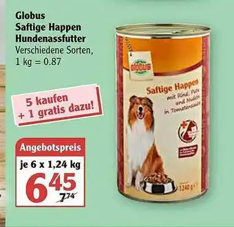 Globus Globus Saftige Happen Hundenassfutter Angebot