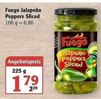 Globus Fuego Jalapeño Peppers Sliced Angebot