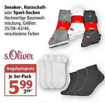 Globus Sneaker, Kurzschaft Oder Sport-socken Angebot