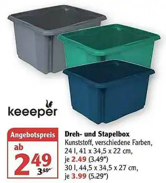 Globus Keeper Dreh Und Stapelbox Angebot