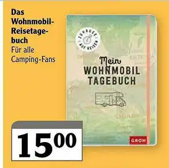 Globus Das Wohnmobil Reisetagebuch Angebot