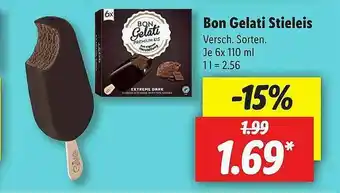 Lidl Bon Gelati Stieleis Angebot