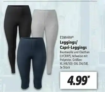 Lidl Esmara Leggings Oder Capri-leggings Angebot