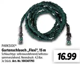 Lidl Parkside Gartenschlauch Flexi, 15 m Angebot