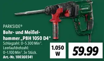 Lidl Parkside Bohr und Meißelhammer ,,PBH 1050 D4" Angebot