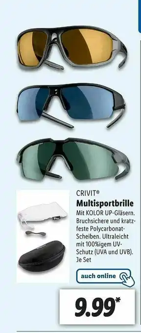 Lidl Crivit Multisportbrille Angebot