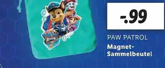 Lidl Paw Patrol Magnet-sammelbeutel Angebot