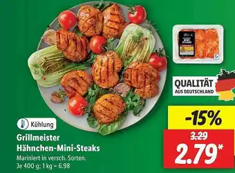 Lidl Grillmeister Hähnchen-mini-steaks Angebot